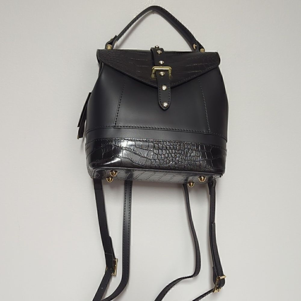 NWT Black House of Harlow Backpack